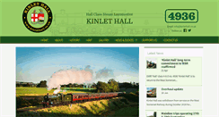 Desktop Screenshot of kinlethall.co.uk